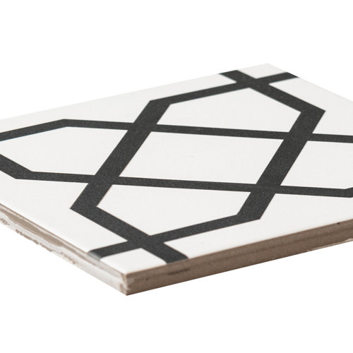 Long Island Mosaics & Tile Gatsby 6x6 Porcelain Patterned Wall & Floor Tile Box Wayfair